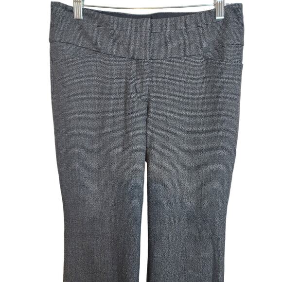 Express Editor 4R Gray/Black Dress Slacks - Picture 2 of 6